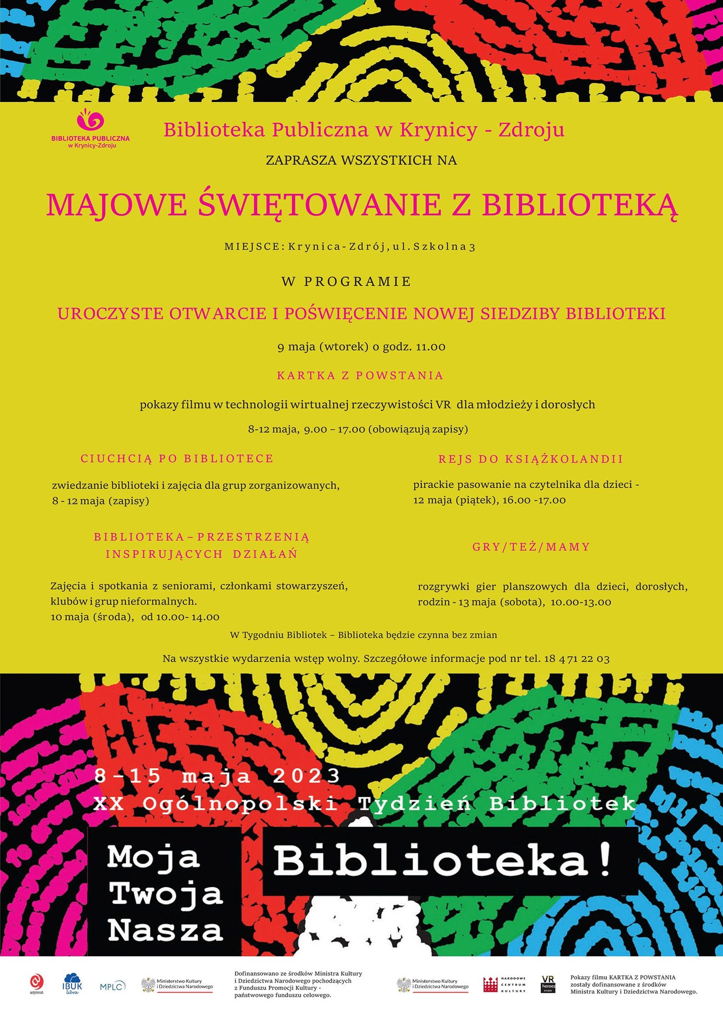 Majowe świętowanie z biblioteką