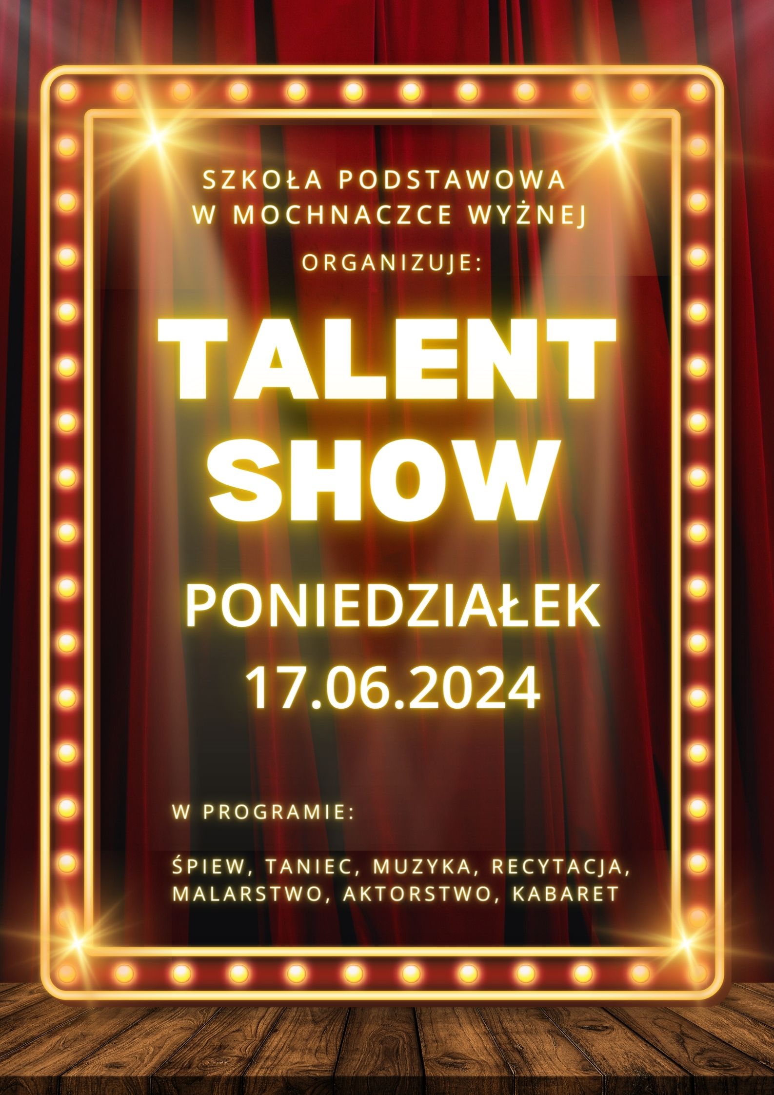 Zaproszenie na Talent Show