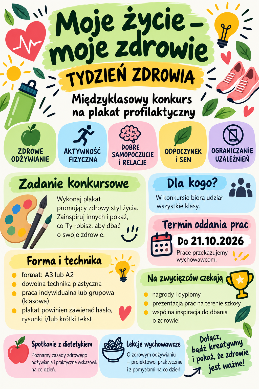 Moje życie, moje zdrowie - konkurs
