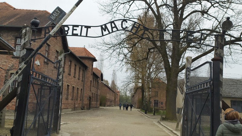 Wycieczka do Auschwitz klas VII-VIII